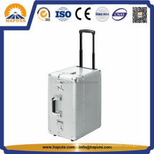 Múltiples funciones de aluminio con cierre Trolley viaje casos HP-2502